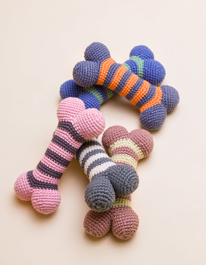 Kostka szydełkowa z bawełny organicznej LILLY orange