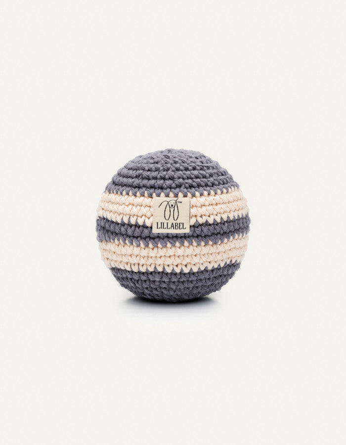 Piłka dla psa z bawełny organicznej RAINBOW nightshadow blue