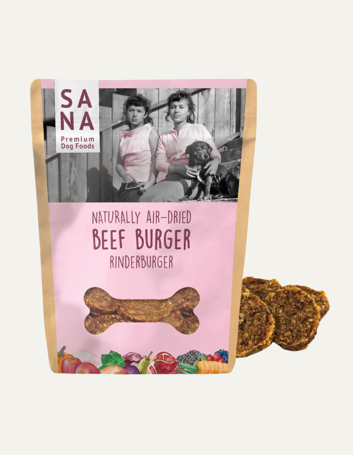 Burgery z wołowiny 100g Miękka przekąska dla psa SANADOG