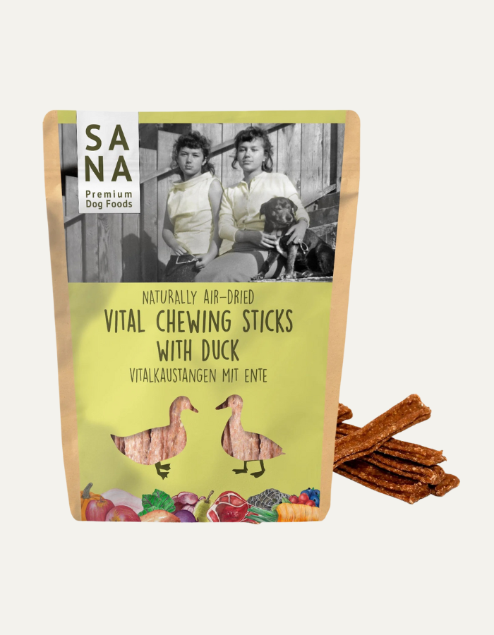 Dentystyczne paluszki do żucia dla psa Wołowina & Kaczka 150g SANADOG