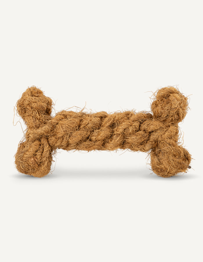 Naturalny gryzak kostka z włókna kokosowego dla średniego i dużego psa